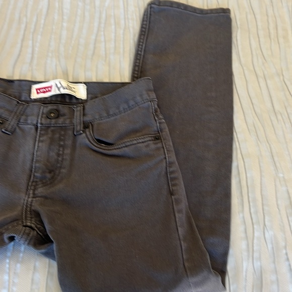 Boys Levi’s 511 size 10 regular gray corduroy textured. I’m skinny jeans. - Picture 5 of 8